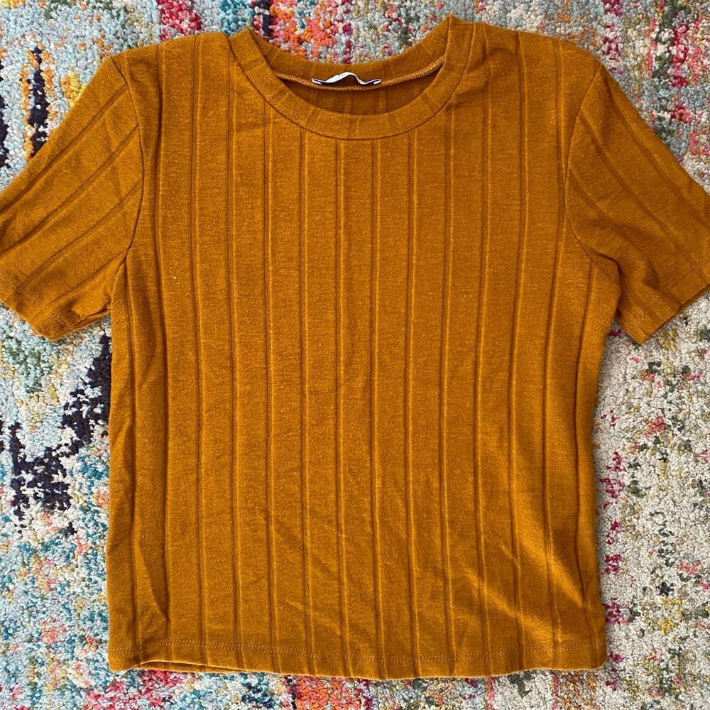 Zara high-neck tee